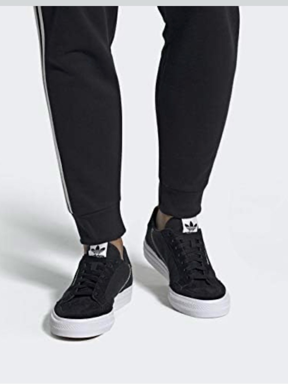 ADIDAS Continental Vulc Black
Canvas Suede Unisex Trainers 101/2
